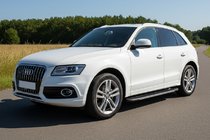 Audi Q5 2008–2017 Boční prahy Bosphorus Grey (2 ks, hliník) fotografie 1