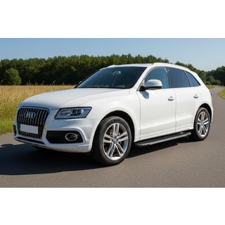 Boční prahy Bosphorus Grey (2 ks, hliník) Audi Q5 2008–2017 fotografie 1