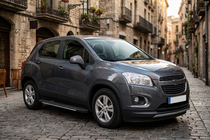 Chevrolet Trax 2012–2023 Boční prahy Bosphorus Grey (2 ks, hliník) fotografie 1
