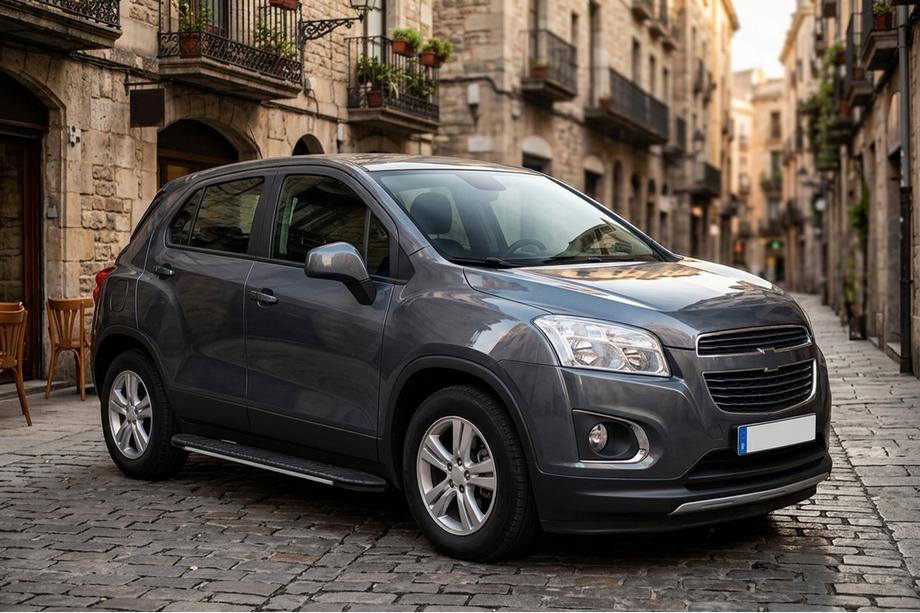 Chevrolet Trax 2012–2023 Boční prahy Bosphorus Grey (2 ks, hliník) Image