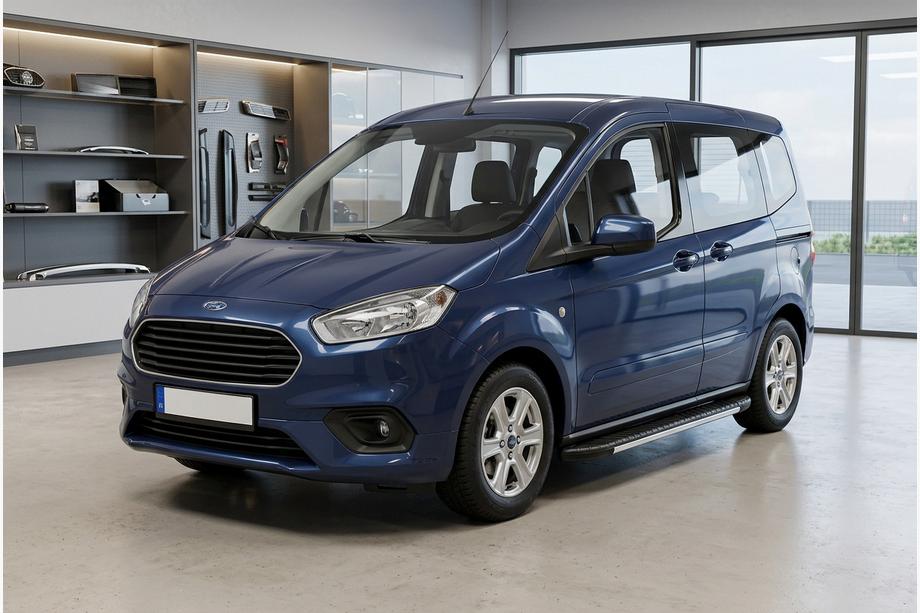 Ford Courier 2014–2023 Boční prahy Bosphorus Grey (2 ks, hliník) Image