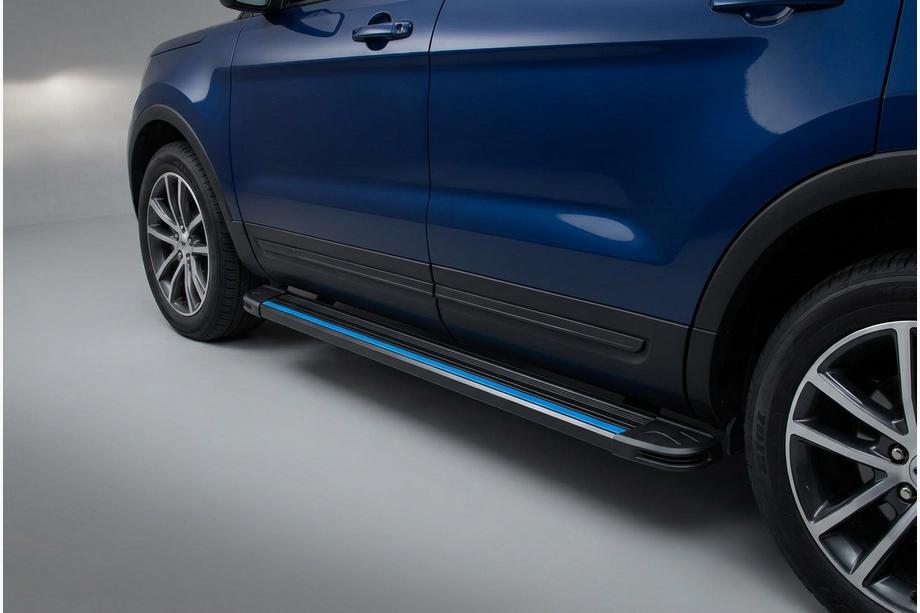Ford Explorer 2011–2019 Boční nášlapy Maya Blue (2 ks, hliník) Image