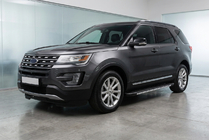 Ford Explorer 2011–2019 Boční prahy Bosphorus Grey (2 ks, hliník) fotografie 1