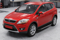 Ford Kuga 2008–2013 Boční prahy Bosphorus Grey (2 ks, hliník) fotografie 1