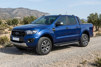 Ford Ranger 2011–2022 Boční prahy Bosphorus Grey (2 ks, hliník) fotografie 1