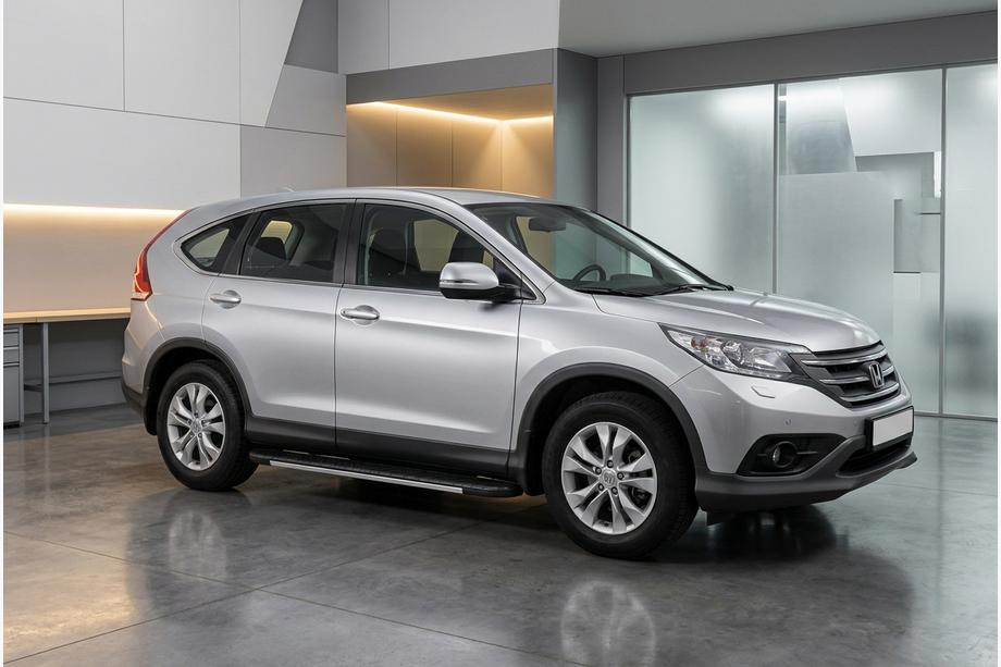 Honda CRV 2012–2016 Boční prahy Bosphorus Grey (2 ks, hliník) Image