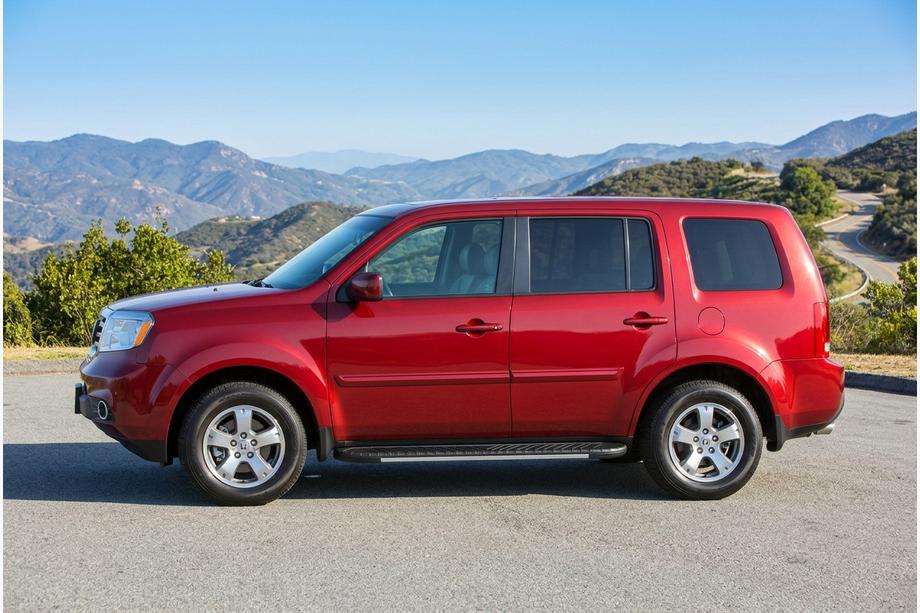 Honda Pilot 2008–2015 Boční prahy Bosphorus Grey (2 ks, hliník) Image