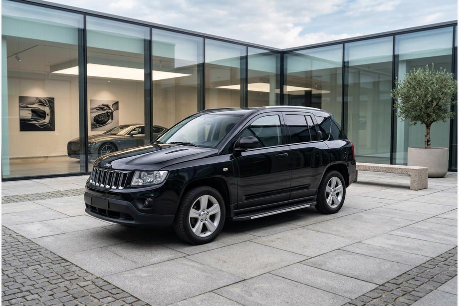 Jeep Compass 2006–2016 Boční prahy Bosphorus Grey (2 ks, hliník) Image