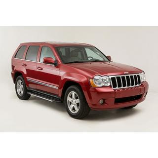 Boční prahy Bosphorus Grey (2 ks, hliník) Jeep Grand Cherokee WK 2004–2010 fotografie 1