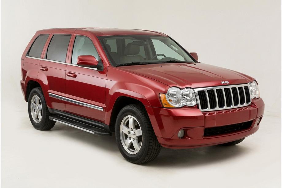 Jeep Grand Cherokee WK 2004–2010 Boční prahy Bosphorus Grey (2 ks, hliník) Image