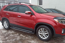 Kia Sorento II XM 2009–2014 Boční prahy Bosphorus Grey (2 ks, hliník) 2013–2016 fotografie 8