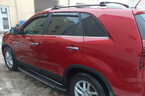 Kia Sorento II XM 2009–2014 Boční prahy Bosphorus Grey (2 ks, hliník) 2013–2016 fotografie 9