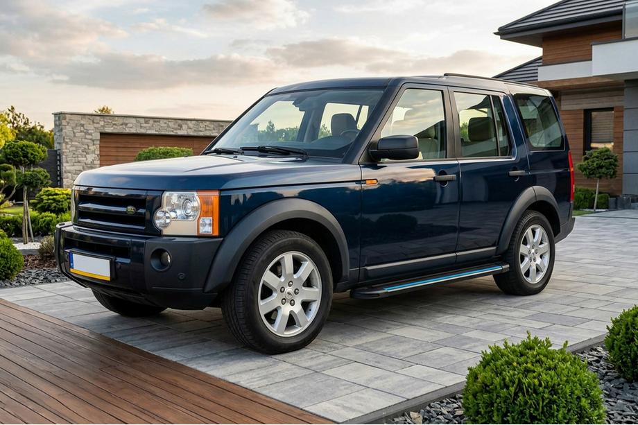 Land Rover Discovery III 2004–2009 Boční nášlapy Maya Blue (2 ks, hliník) Image