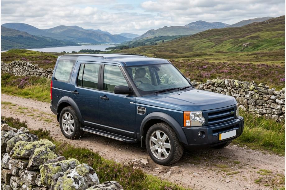 Land Rover Discovery III 2004–2009 Boční prahy Bosphorus Grey (2 ks, hliník) Image