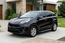 Kia Sportage 2015–2021 Boční prahy Bosphorus Grey (2 ks, hliník) fotografie 1