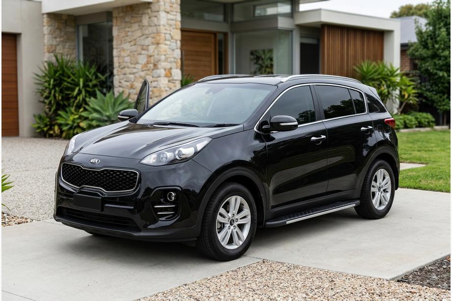 Kia Sportage 2015–2021 Boční prahy Bosphorus Grey (2 ks, hliník) Image