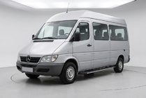 Mercedes Sprinter W901/902/903/904/905 1995–2006 Boční prahy Bosphorus Grey (2 ks, hliník) Dlouhý rozvor fotografie 1