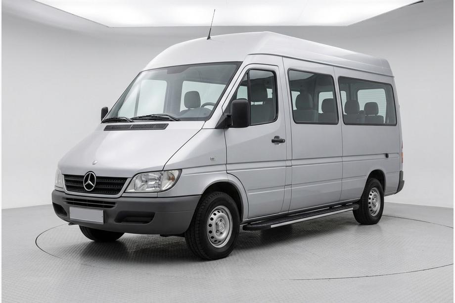 Mercedes Sprinter W901/902/903/904/905 1995–2006 Boční prahy Bosphorus Grey (2 ks, hliník) Dlouhý rozvor Image