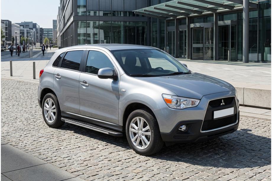 Mitsubishi ASX 2010–2023 Boční prahy Bosphorus Grey (2 ks, hliník) Image