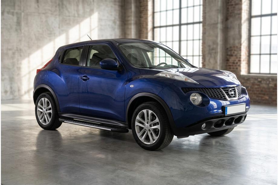 Nissan Juke 2010–2019 Boční prahy Bosphorus Grey (2 ks, hliník) Image