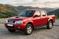 Nissan NP300 1999–2015 Boční prahy Bosphorus Grey (2 ks, hliník) fotografie 1