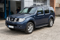 Nissan Pathfinder R51 2005–2014 Boční prahy Bosphorus Grey (2 ks, hliník) fotografie 1
