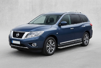 Nissan Pathfinder R52 2012–2021 Boční nášlapy Maydos V1 (2 ks, hliník) fotografie 1