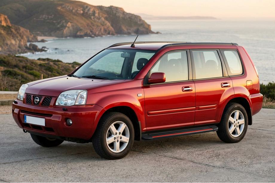 Nissan X-trail T30 2002–2007 Boční nášlapy Maya Red (2 ks, hliník) Image
