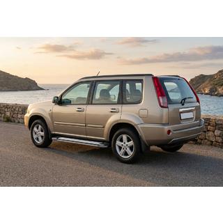 Boční nášlapy Rainbow (2 ks, hliník) Nissan X-trail T30 2002–2007 fotografie 1