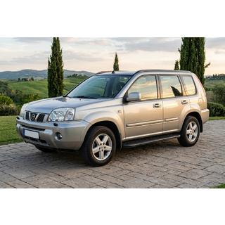 Boční prahy Bosphorus Black (2 ks, hliník) Nissan X-trail T30 2002–2007 fotografie 1