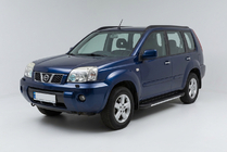 Nissan X-trail T30 2002–2007 Boční prahy Bosphorus Grey (2 ks, hliník) fotografie 1