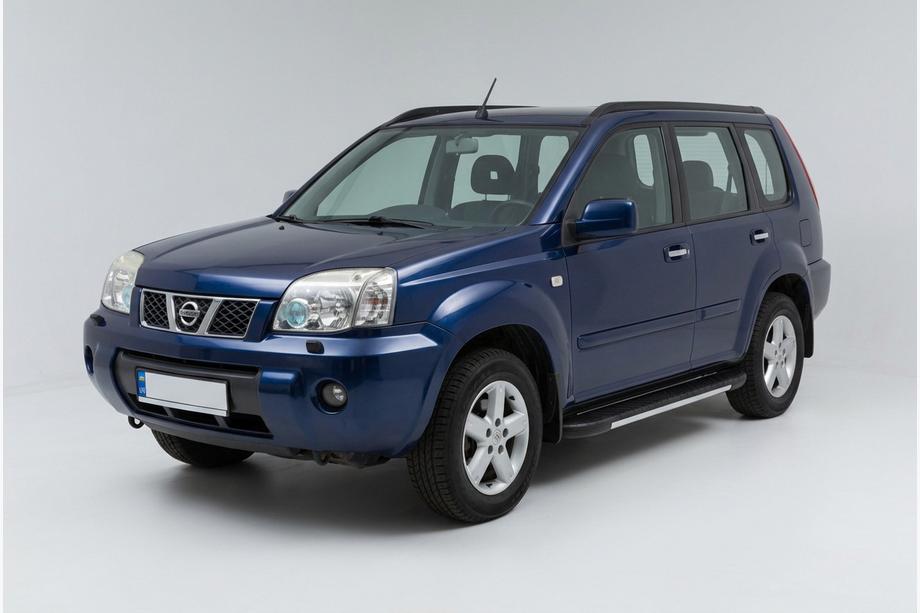 Nissan X-trail T30 2002–2007 Boční prahy Bosphorus Grey (2 ks, hliník) Image