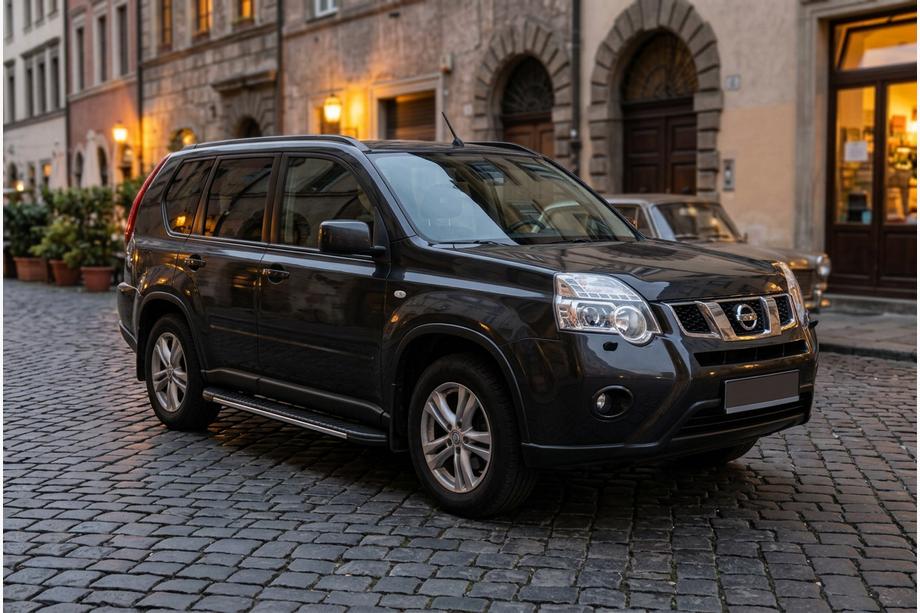 Nissan X-trail T31 2007–2014 Boční prahy Bosphorus Grey (2 ks, hliník) Image