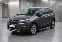Opel Crossland X 2017–2024 Boční prahy Bosphorus Grey (2 ks, hliník) fotografie 1
