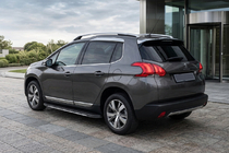 Peugeot 3008 2008–2016 Boční prahy Bosphorus Grey (2 ks, hliník) 2014–2016 fotografie 1