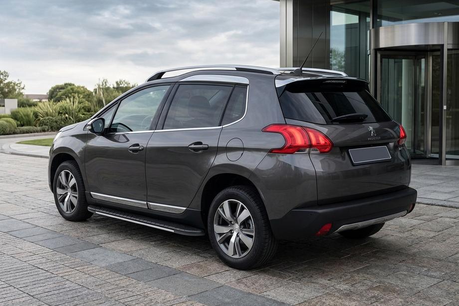 Peugeot 3008 2008–2016 Boční prahy Bosphorus Grey (2 ks, hliník) 2014–2016 Image