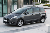 Peugeot 5008 2009–2016 Boční prahy Bosphorus Grey (2 ks, hliník) fotografie 1