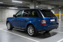 Range Rover Sport 2005–2013 Boční prahy Bosphorus Grey (2 ks, hliník) fotografie 1