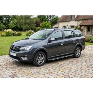 Boční prahy Bosphorus Grey (2 ks, hliník) Renault Logan MCV 2013–2022 fotografie 1