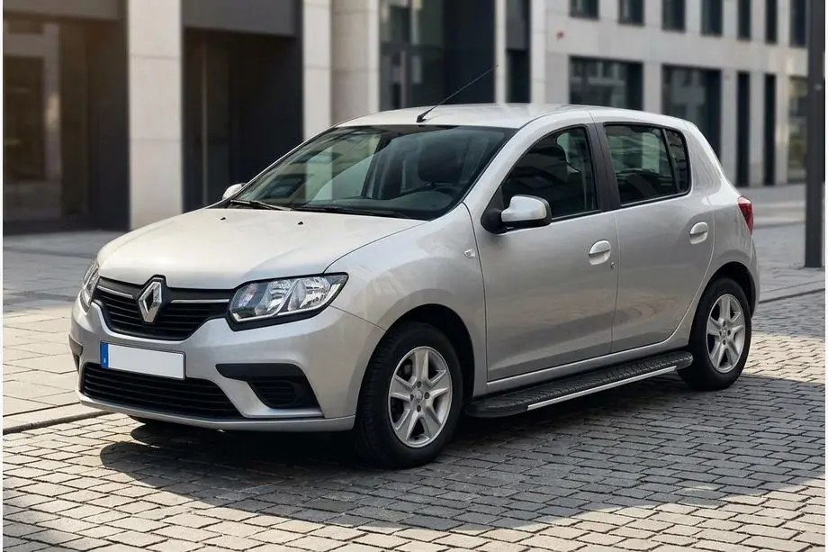Renault Sandero 2013–2022 Boční prahy Bosphorus Grey (2 ks, hliník) Image