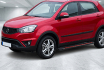 SsangYong Korando 2010–2019 Boční nášlapy Maya Red (2 ks, hliník) fotografie 1