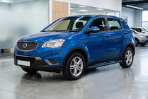 SsangYong Korando 2010–2019 Boční nášlapy Maya Blue (2 ks, hliník) fotografie 1