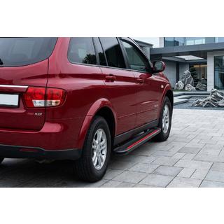 Boční nášlapy Maya Red (2 ks, hliník) SsangYong Kyron 2005–2014 fotografie 1