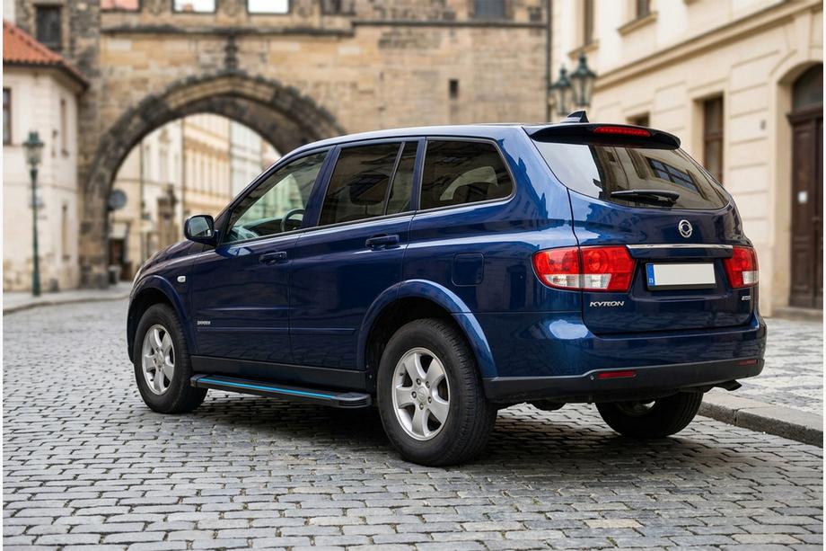 SsangYong Kyron 2005–2014 Boční nášlapy Maya Blue (2 ks, hliník) Image