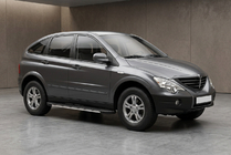 SsangYong Action 2005–2018 Boční prahy Bosphorus Grey (2 ks, hliník) fotografie 1