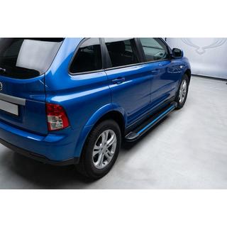 Boční nášlapy Maya Blue (2 ks, hliník) SsangYong Action 2005–2018 fotografie 1