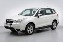 Subaru Forester 2013–2018 Boční prahy Bosphorus Grey (2 ks, hliník) fotografie 1