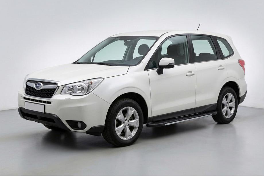 Subaru Forester 2013–2018 Boční prahy Bosphorus Grey (2 ks, hliník) Image