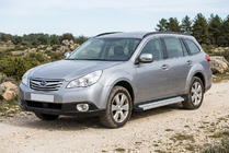 Subaru Outback 2009–2014 Boční nášlapy Maya V2 (2 ks, hliník) fotografie 1