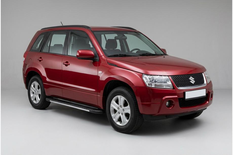 Suzuki Grand Vitara 2005–2017 Boční prahy Bosphorus Grey (2 ks, hliník) Image